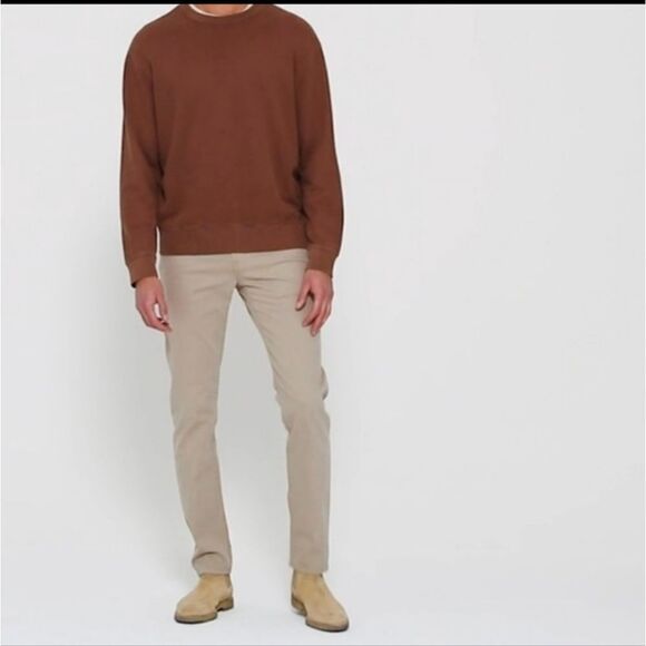 AG Tellis Modern Slim Pants Desert Stone Size 38 - Picture 1 of 10